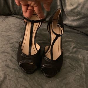 T-Strap Peep toe heel